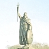 King Alfred's statue in the Broadway, Winchester.
