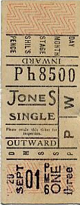 A ticket from PM6.